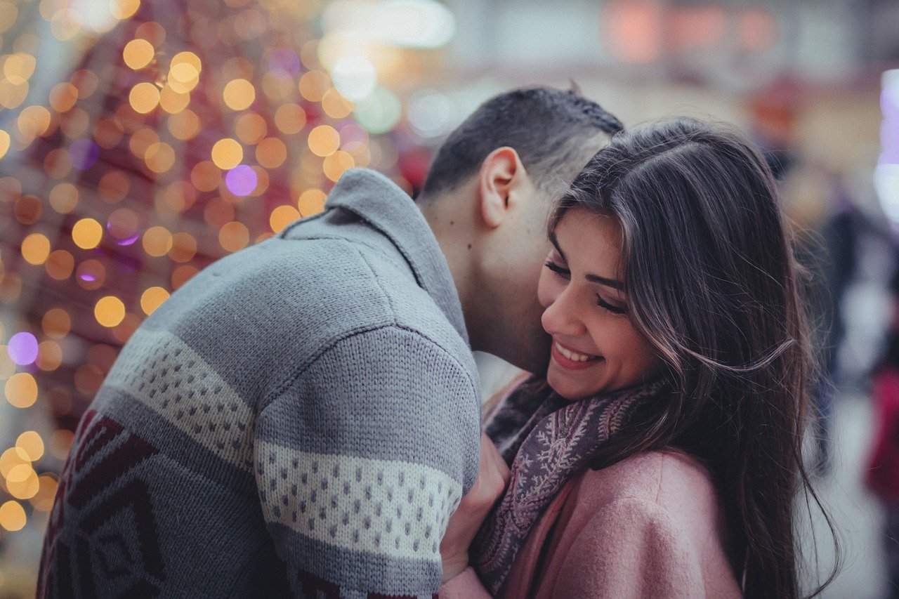 couple hugging
